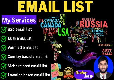 collect a niche targeted active email and bulk email list