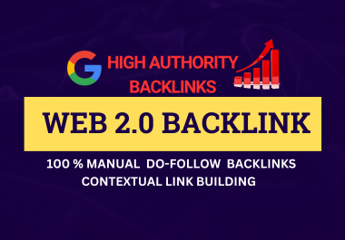 50 Web 2.0 Manual Backlinks-High-Authority DoFollow Links
