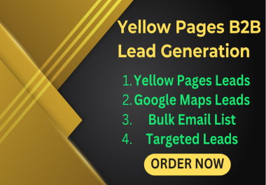 I Will Collect Yellow Pages B2B Lead Generation For Any Industry