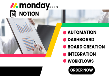 I will transform Your Team's Workflow with Expert Monday CRM Solutions and Monday.Com Project manage