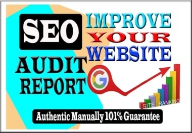 I will provide Manually SEO Audit report