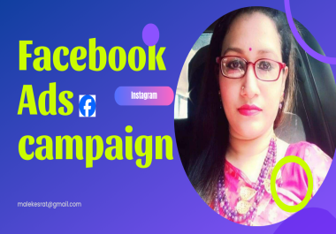 I will setup facebook ads campaign,  instagram ads campaign for sales and leads