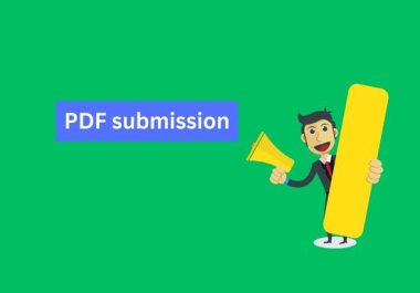 I will do a PDF submission to 70 document sharing sites