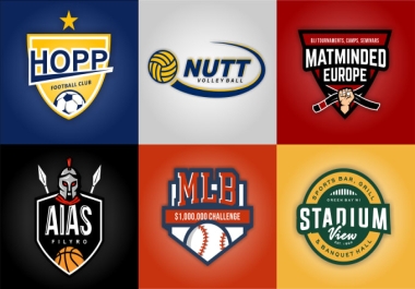 I will design sports team and sports event logo