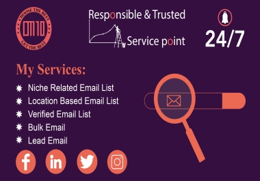 I will send bulk emails,email signature and email marketing services.