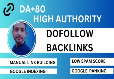 I will premium high quality dofollow backlinks service