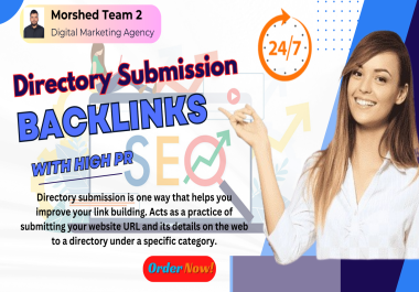 I will create 100+ approval Directory Submission links With High DA web directories