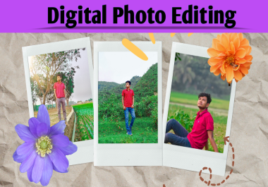 I will edit your photos professionally Enhance,  Resize,  Smoothness,  High Quality.