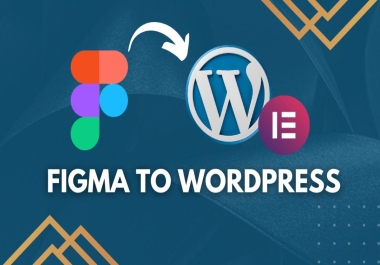 I will convert figma,  psd,  xd to wordpress using elementor