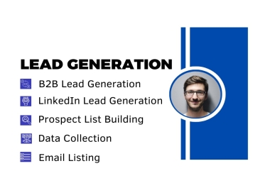 I will do lead generation and email finding for you