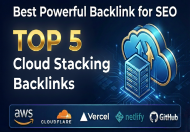 I Will Provide 5 Powerful Cloud Stacking Backlinks for Website SEO