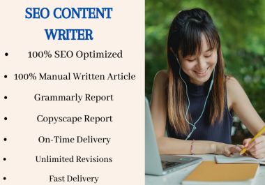 I will write high quality articles with images
