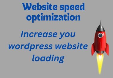 I will optimize your wordpress website loading speed