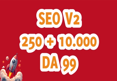 250 Up to DA99 for Tier 1 + 10.000 Backlinks for Tier 2