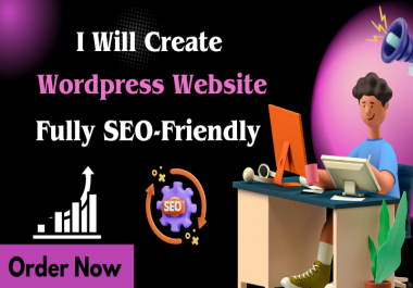 I Will Create Wordpress Website Fully SEO-Friendly