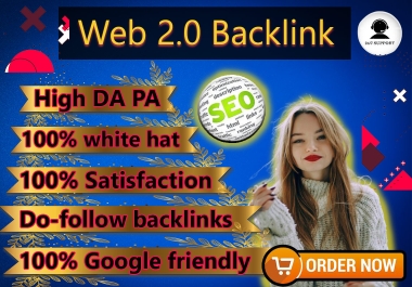 Create 50 Web 2.0 High-Quality Backlinks from the Google approval site list