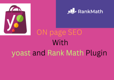 I will do complete on page SEO service with Yoast SEO and rank math