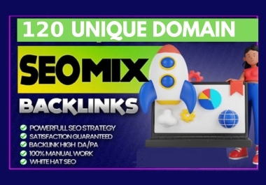 I will manually provide 120 mix backlinks for google ranking