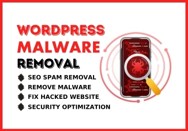 I will recover hacked wordpress site,  remove malware,  wordpress malware removal