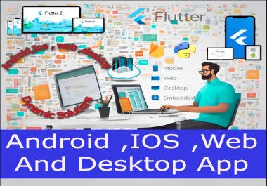 Flutter developer android ios, web, desktop app