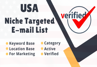 I Will Deliver You USA 100K Bulk Verified Email List
