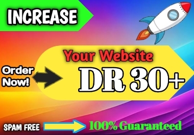 I Will Increase Your Domain Rating DR by 30+ Fastly with Expert SEO Strategies