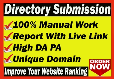 Build 150 Plus Directory Submission Link Building SEO Backlinks From Unique Domain