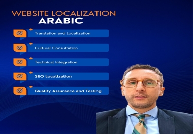 I will localize and SEO optimize your website in arabic