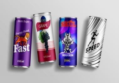 I will design bold and creative energy drink,  beer,  and juice label for your brand