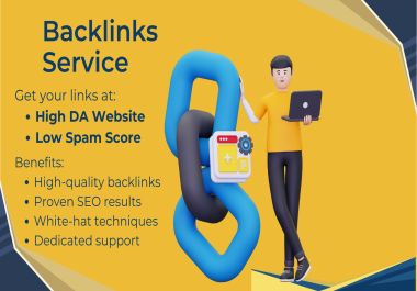 Get your Do-follow backlinks on 80+ DA sites that will boost your visibility