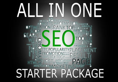 All in One Starter Package - White Hat SEO for TOP Google Ranking