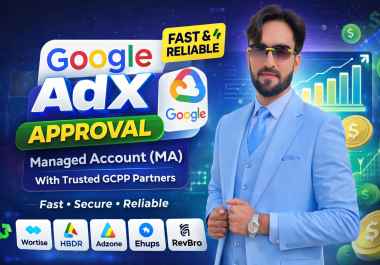 provide google adx ma approval from gcpp instantly with delink guarantee