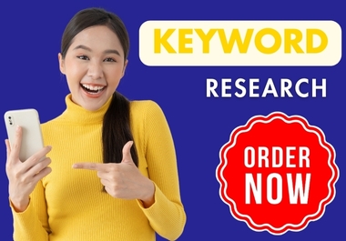 Depth SEO keyword research & competitor analysis