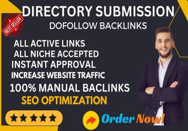 Provide 100 Directory Submission Dofollow High Authority Backlinks