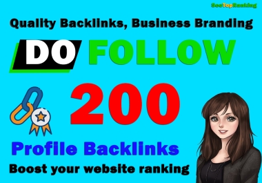 Boost Your Website's Ranking with 200 High-Quality Backlinks