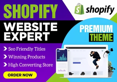 I will do high converting dropshipping store