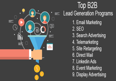 provide targeted b2b lead generation for any industries