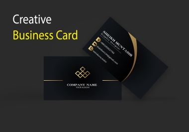 I will do modern creative business card design for you