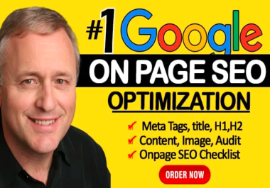I will do on-page SEO on your wordpress website