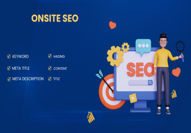 I will perform onsite SEO on your website and improve score