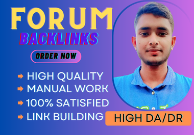 I will backlink high quality 100 form profile from posting back link