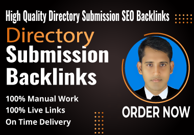 I will manually create 100 high-quality directory submissions for SEO backlinks to improve Google