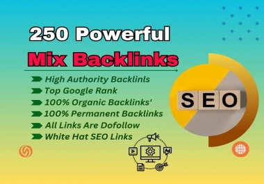 I can help to get ranked manually with 250 SEO mix backlinks