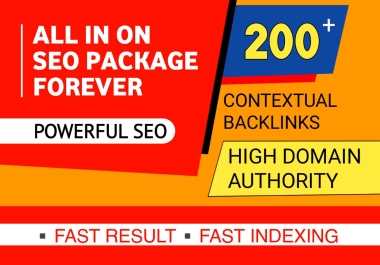 All In One Package 200+ High Authority SEO Backlinks
