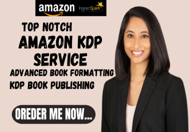 I will do Amazon kdp book publishing,  book editing,  book formatting,  proofreading.