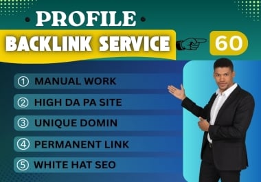 I will establish your brand authority with premium dofollow profile backlinks.