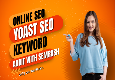 I will do on page search engine optimization by yoast SEO
