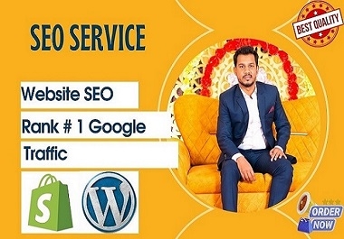 I will do complete SEO services for wordpress,  shopify,  wix Website