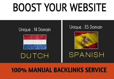 I will do 25 high da permanent dutch spanish seo backlinks from spain,  netherlands sites