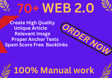 I will create a high effective blog with high da super web 2.0 backlinks.
